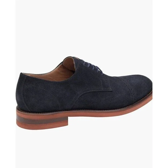 New Johnston & Murphy Collection Ashford Suede Leather Oxford Shoes men Sz 8.5